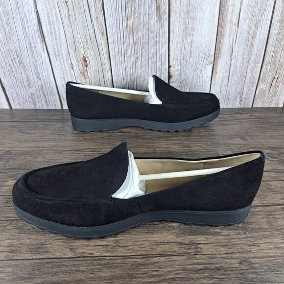Easy Spirit E360 Esmargy Leather Suede Slip On Loafer Black Women's Sz 9.5 M - Picture 5 of 9